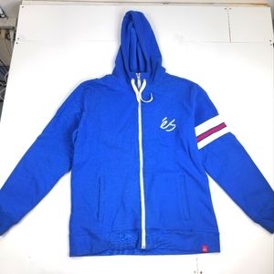 ES Footwear Skate Skateboard Zip Up Hoodie sz XL